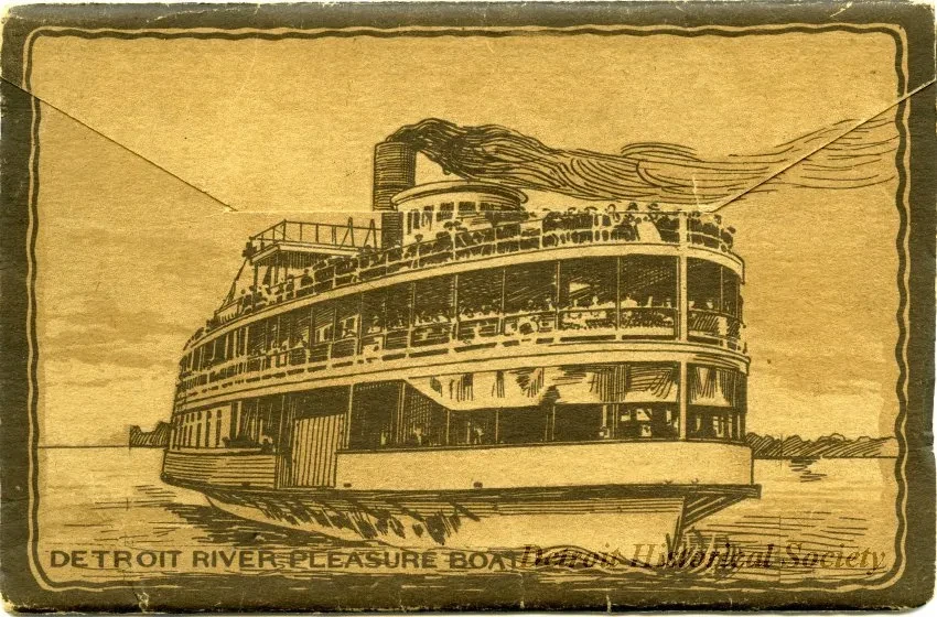 Post Folder - Souvenir Folder of Detroit, Michigan