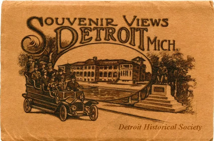 Post Folder - Souvenir Views Detroit Mich.