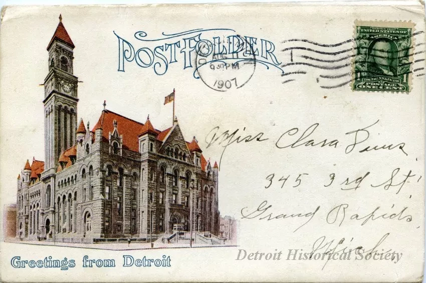 Post Folder - Greetings from Detroit