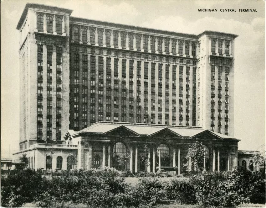 Postcard - Michigan Central Terminal