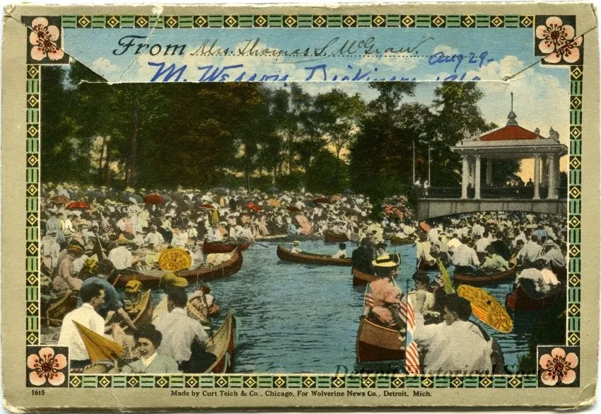 Post Folder - 22 Views of Detroit, Mich.