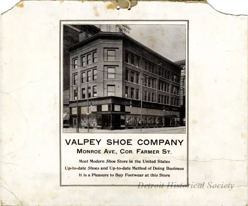 Advertisement - Valpey Shoe Company