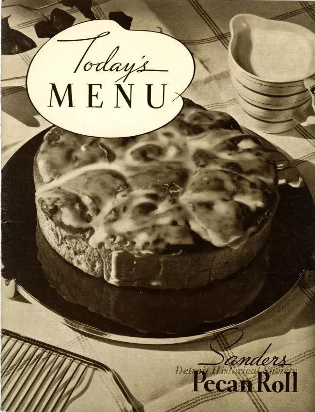 Menu - Today's Menu
Sanders Pecan Roll