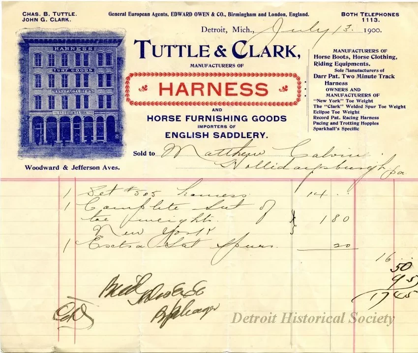 Bill-of-sale - Tuttle & Clark