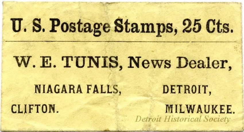 Envelope - W. E. Tunis, News Dealer