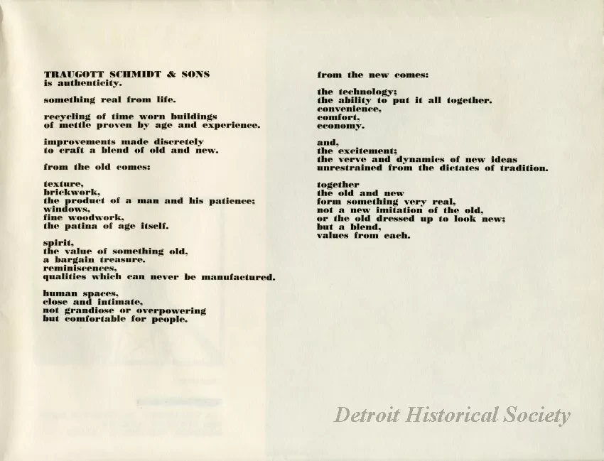 Poster - Traugott Schmidt & Sons