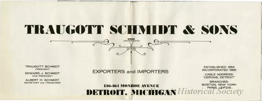 Poster - Traugott Schmidt & Sons