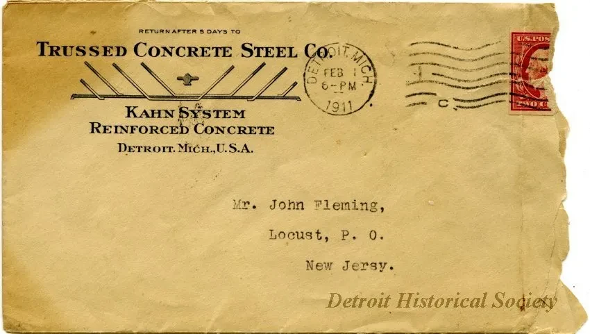 Envelope - Trussed Steel Company