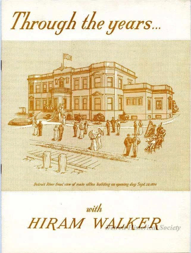 Booklet - Through the Years with Hiram Walker