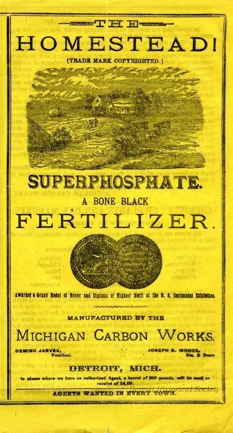 Advertisement - Superphosphate, A Bone Black Fertilizer.