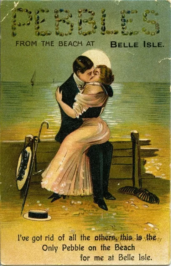 Postcard - Pebbles from the Beach at Belle Isle