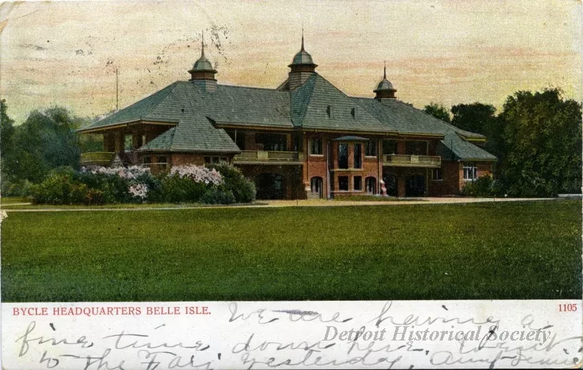 Postcard - Bicycle Headquarters Belle Isle