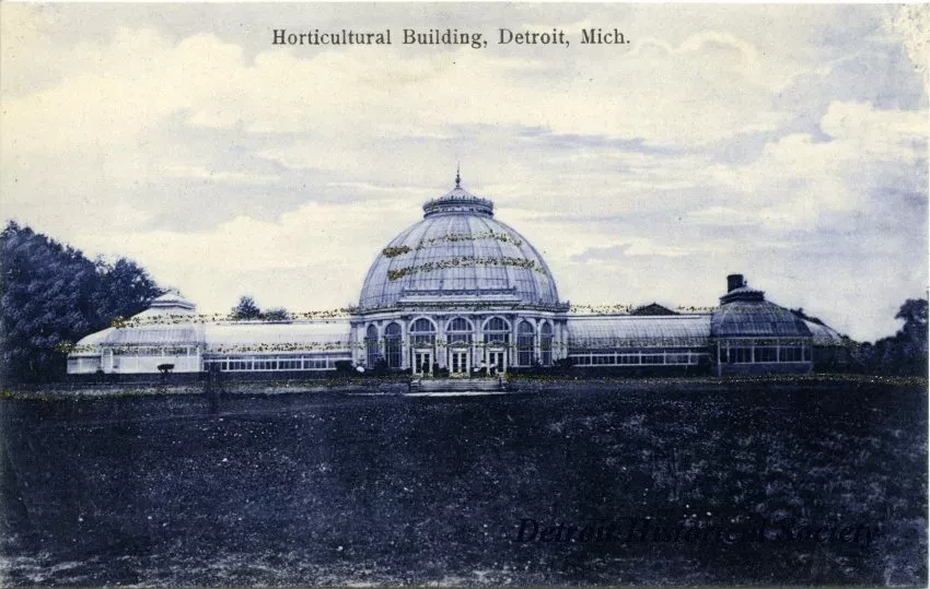 Postcard - Horticultural Building, Detroit, Mich.
