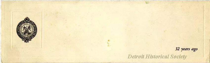 Booklet - 32 Years Ago
[Union Trust Company]