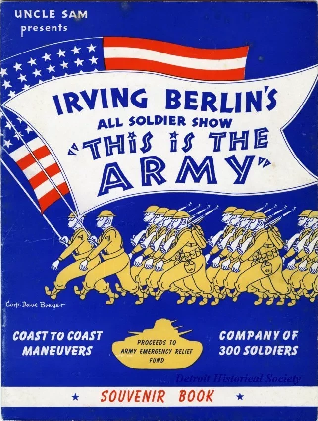 Program, Theater - Uncle Sam Presents Irving Berlin's All Soldier Show "This Is The Army"
