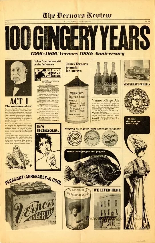 Advertisement - Vernor's Ginger Ale