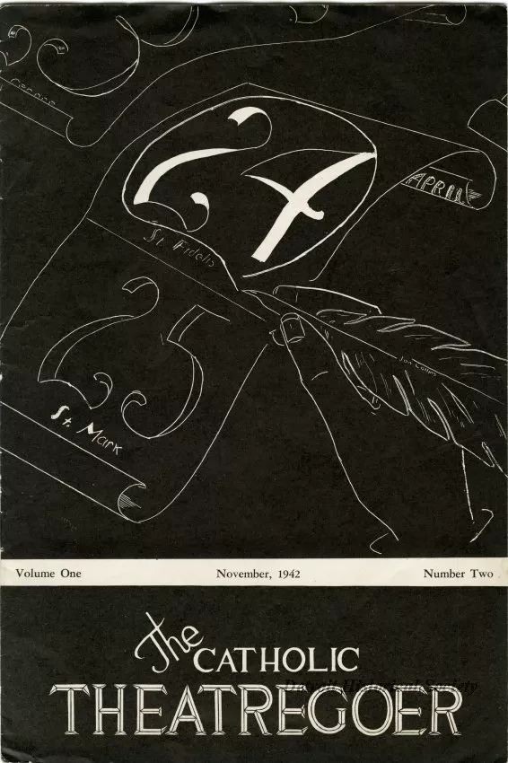 Program, Theater - The Catholic Theatregoer, Volume One, Number Two