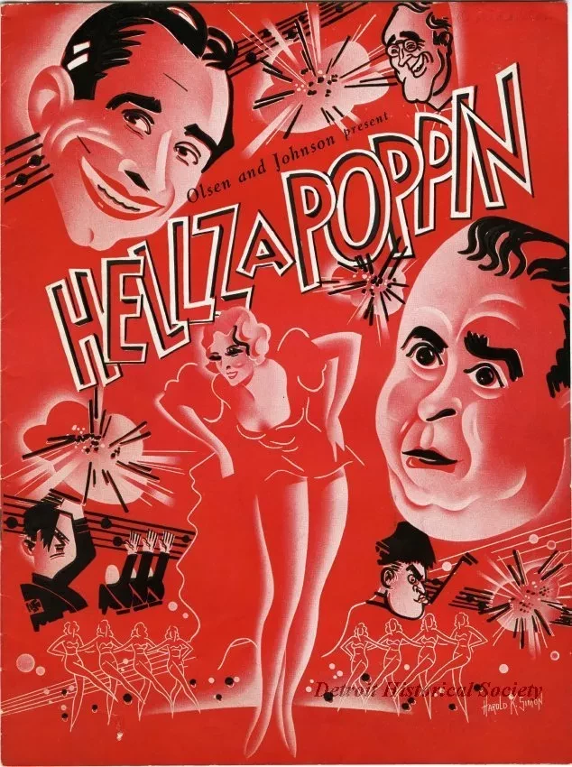 Program, Theater - Olsen and Johnson Present Hellzapoppin