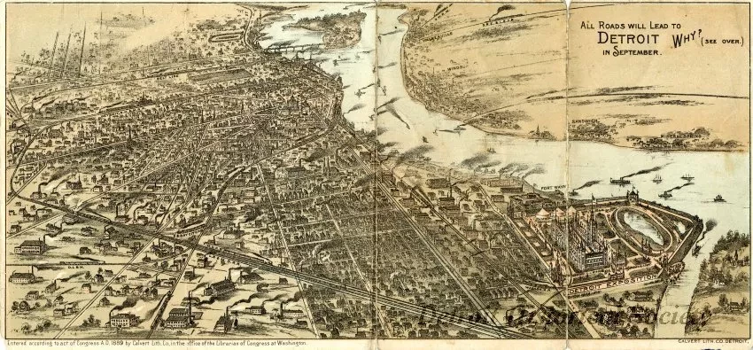 Brochure - All Roads Will Lead to Detroit in September.  Why? / Detroit's Great Fair and Exposition