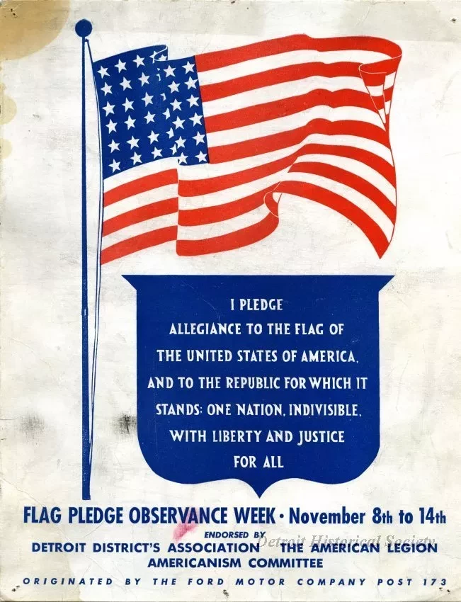 Poster - Flag Pledge Observance Week