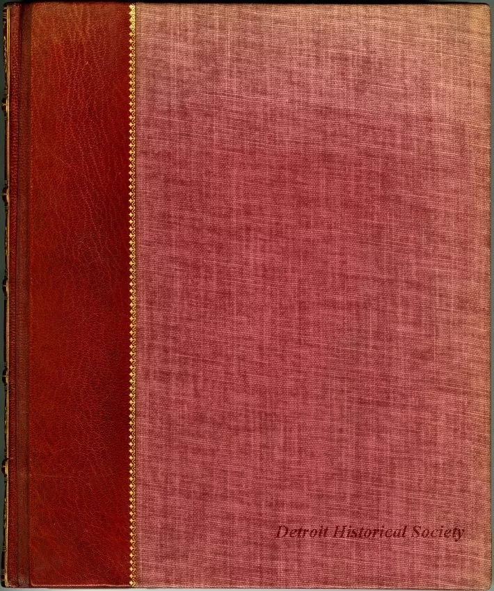 Book - Jewish Life and Culture in Detroit Exhibit, 
Detroit Historical Museum