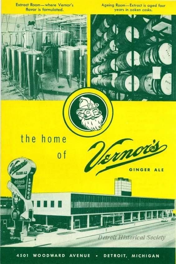 Brochure - The Home of Vernor's Ginger Ale