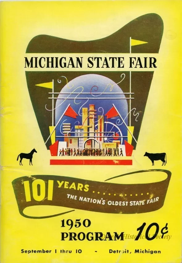 Pogram - The 101st Annual Michigan State Fair and Exposition Fair Program