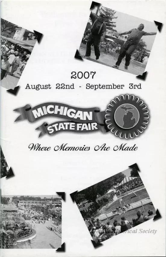 Program - 2007 Michigan State Fair Souvenir Program