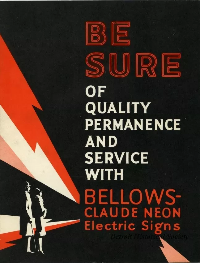 Catalog, Trade - Be Sure of Quality Performance and Service with Bellows-Claude Neon Electric Signs
