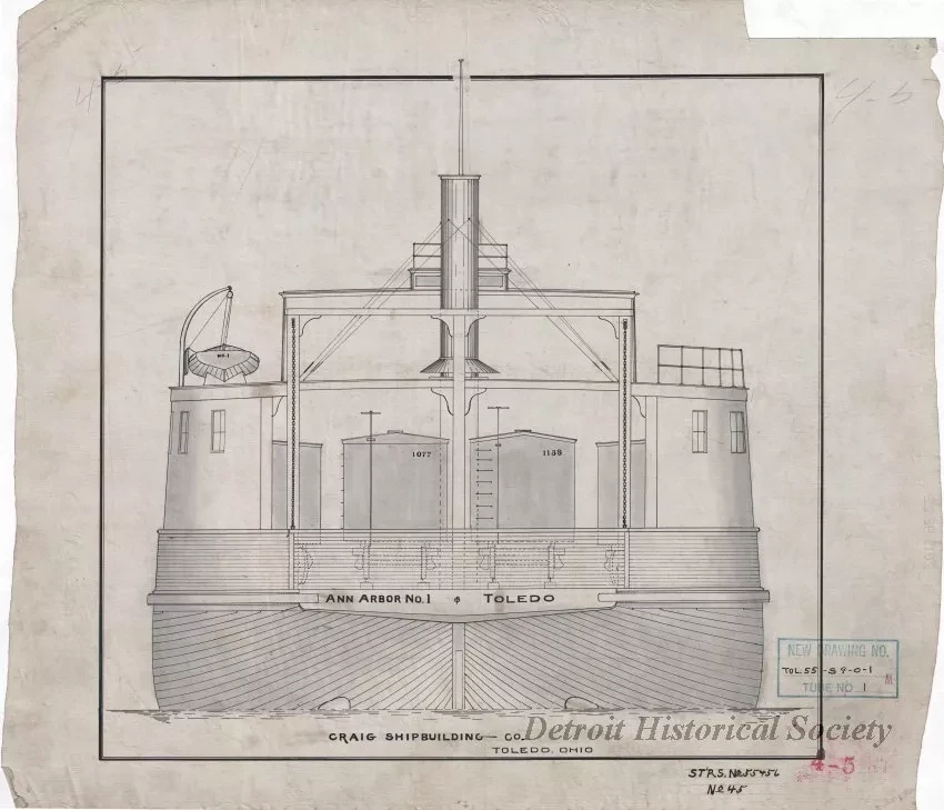 Drawing, Technical - Craig Shipbuilding Company
Toledo, Ohio