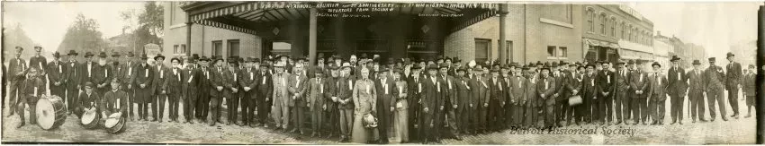 Print, Photographic - 1862 - The 47th Annual Reunion and 50th Anniversary of the 23 Michigan Infantry -1912, Departure from Saginaw, Saginaw Sep. 17-18-1912