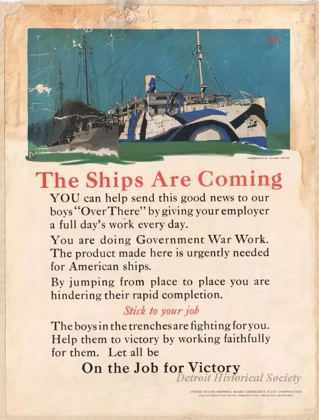 Poster - The Ships Are Coming