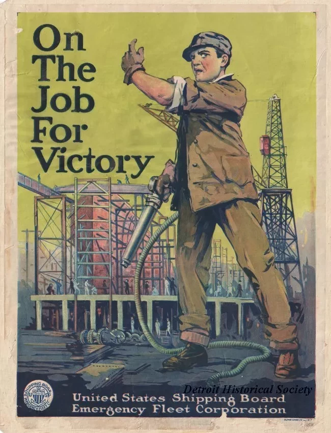 Poster - On the Job for Victory