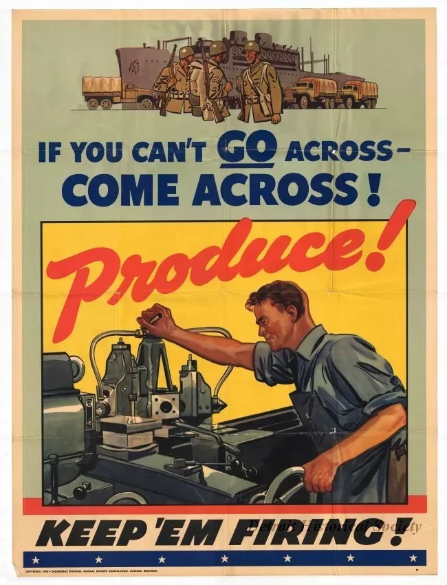 Poster - If You Can't Go Across - Come Across!