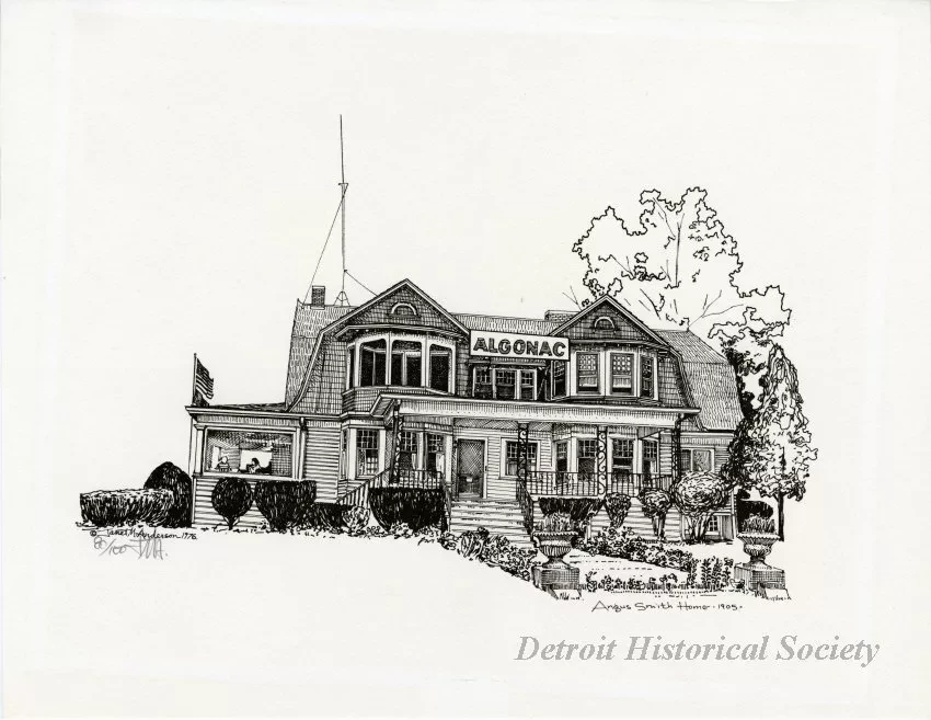 Drawing - "Angus Smith Home"