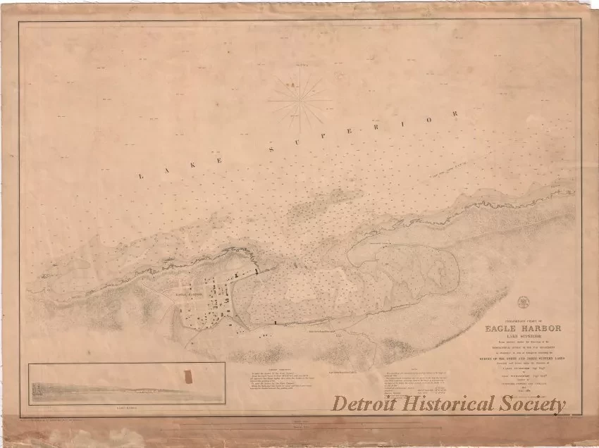 Chart, Navigational - Preliminary Chart of Eagle Harbor, Lake Superior