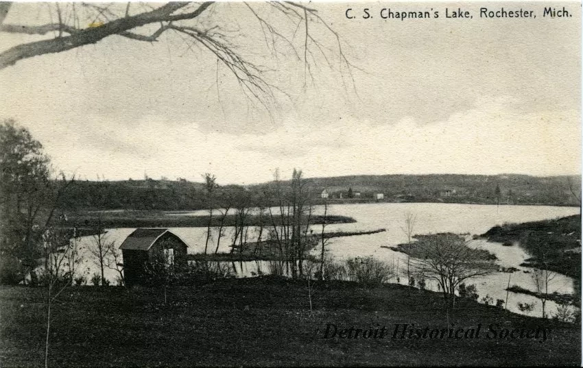 Postcard - C. S. Chapman's Lake, Rochester, Mich.