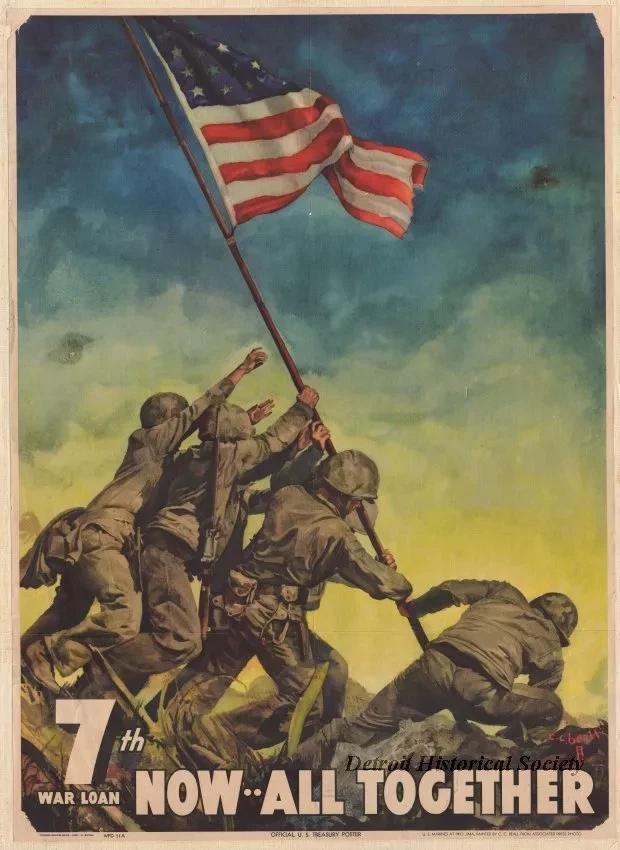 Poster - 7th War Loan, Now - All Together