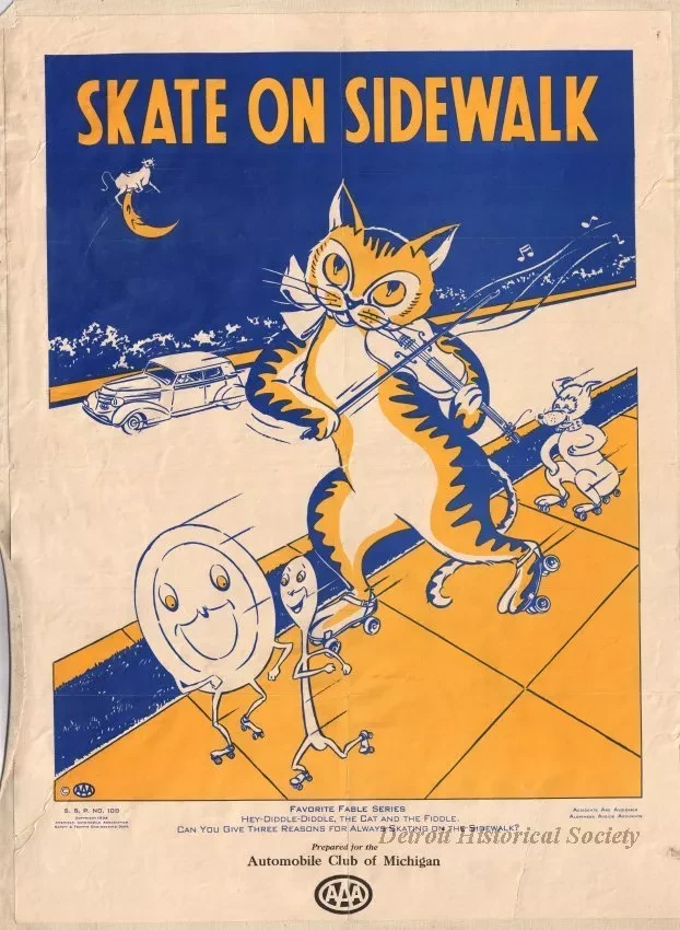 Poster - Skate on Sidewalk