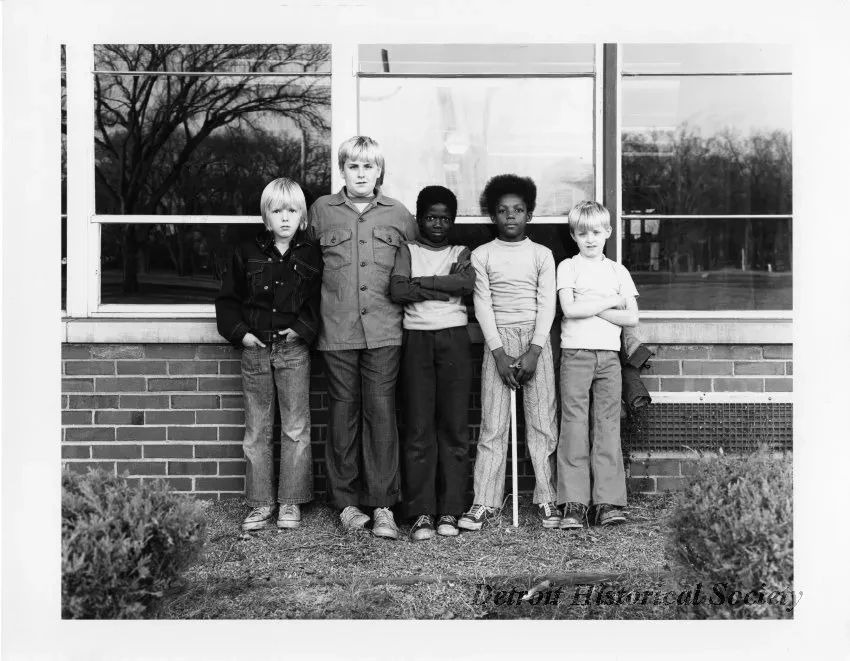 Print, Photographic - School Children - Pontiac