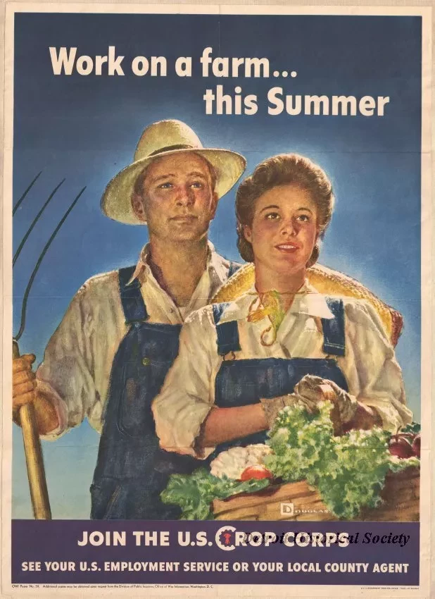 Poster - Work on a farm ... this Summer,
Join the U.S. Crop Corps.