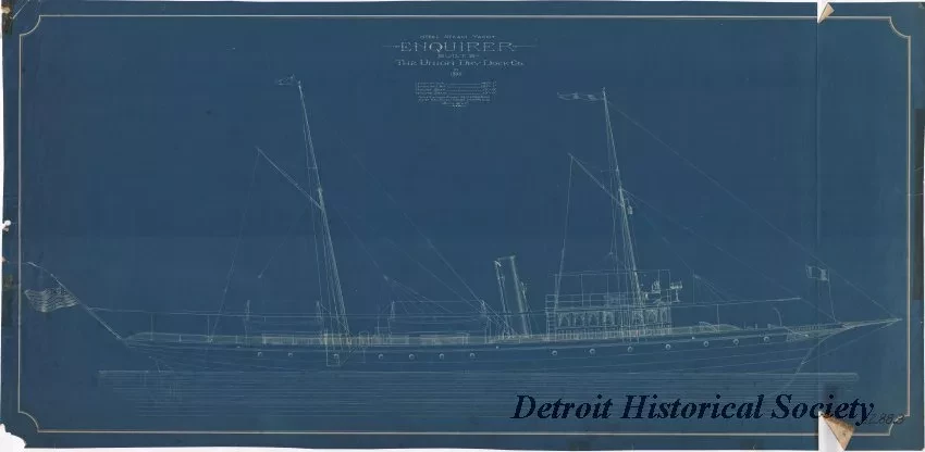 Blueprint - Steel Steam Yacht, Enquirer