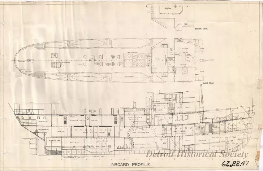 Drawing, Technical - Inboard Profile
