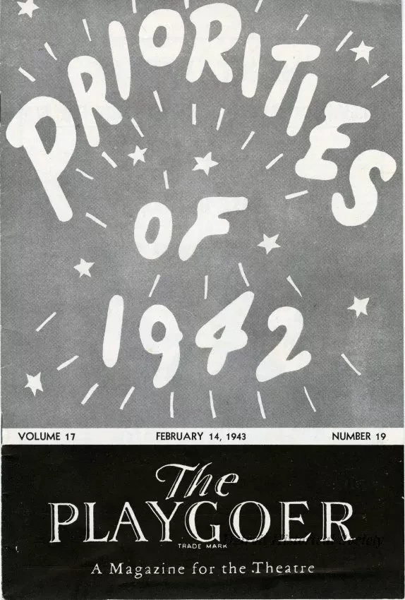 Program, Theater - The Playgoer, Volume 17, Number 19