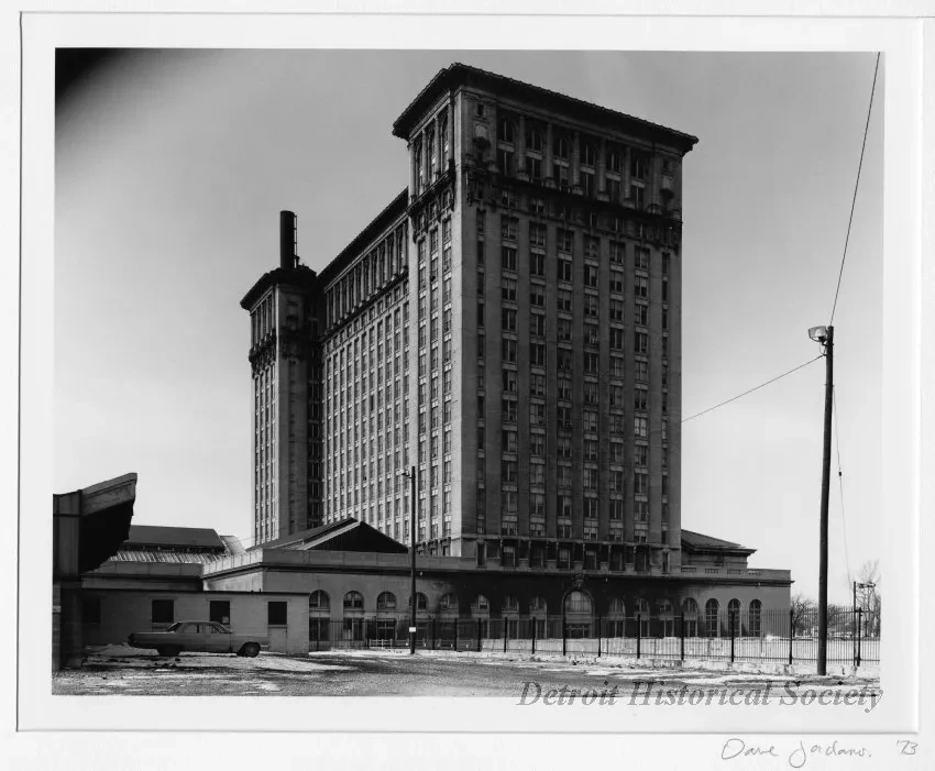 Print, Photographic - Michigan Central Railroad Depot, Detroit, MI