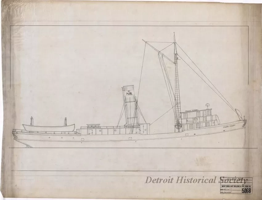 Drawing, Technical - Tug Frank Perry