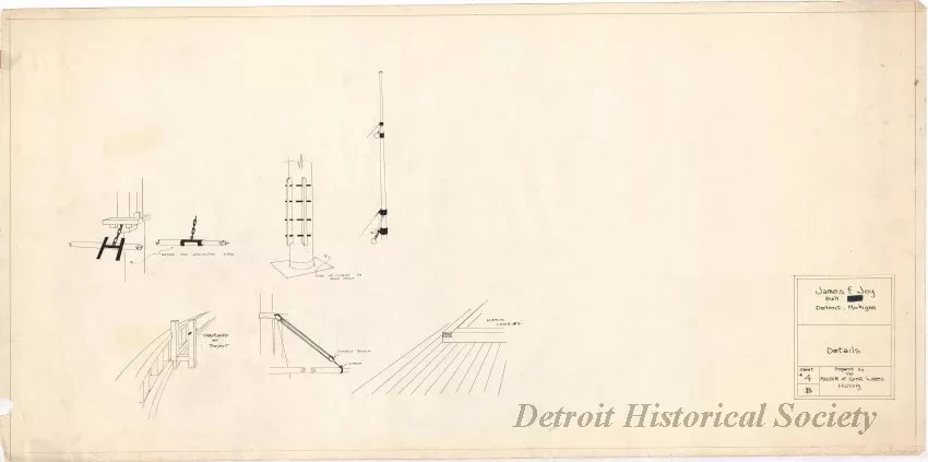 Drawing, Technical - Details
(James F. Joy)