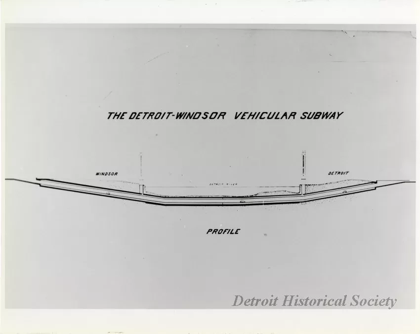 Image, Digital - The Detroit-Windsor Vehicular Subway