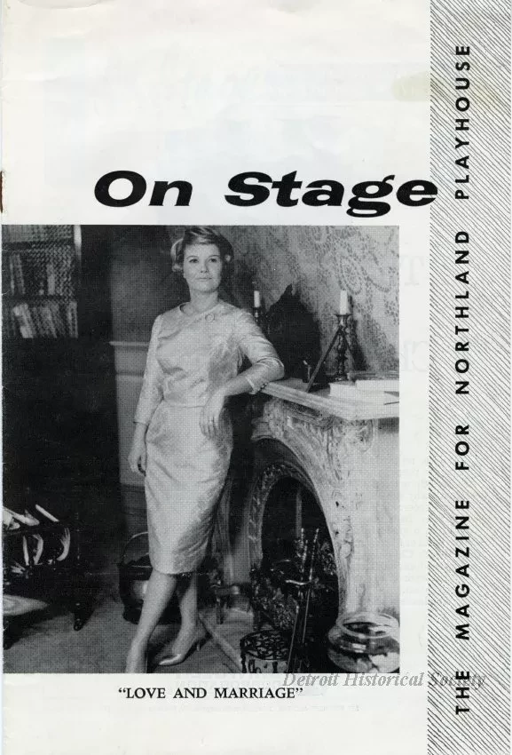 Program, Theater - On Stage, The Magazine for Northland Playhouse, Vol. 9, No. 9