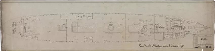 Drawing, Technical - Main Deck Arrangement